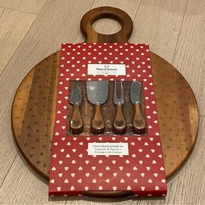 Cheese Board & Knife Set, Acacia Wood, BRAND NEW!!! Unopened, perfect condition!